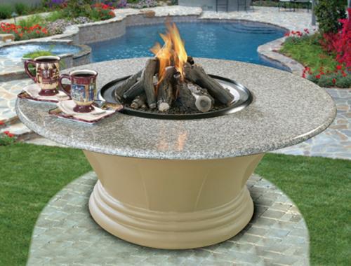 San Simeon Chat Height Fire Pit 23 inch
