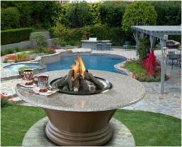 San Simeon Outdoor  Fire Pit Table
