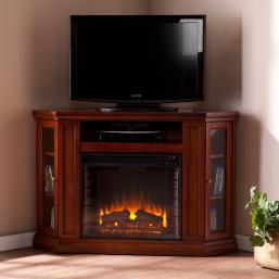 Claremont Convertible Media Mahogany Electric Fireplace