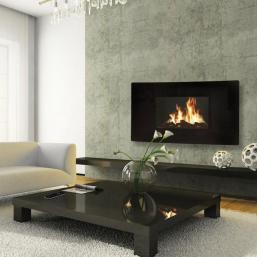 Celsi Curved LCD Wall Fireplace
