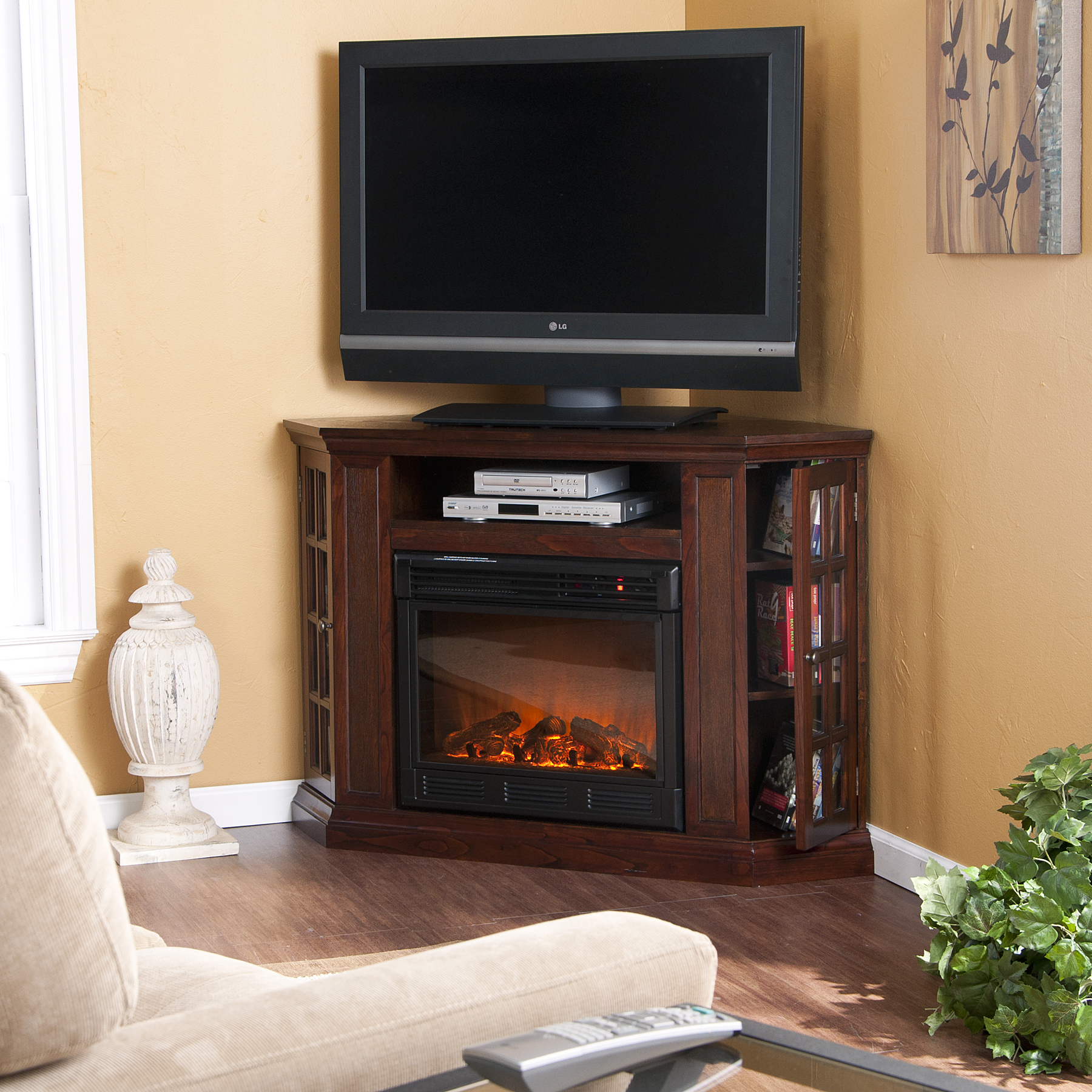 Holly & Martin? Akita Convertible Media Electric Fireplace-Espresso - Holly & Martin - 37-014-084-0-12 For the entertainment enthusiasts