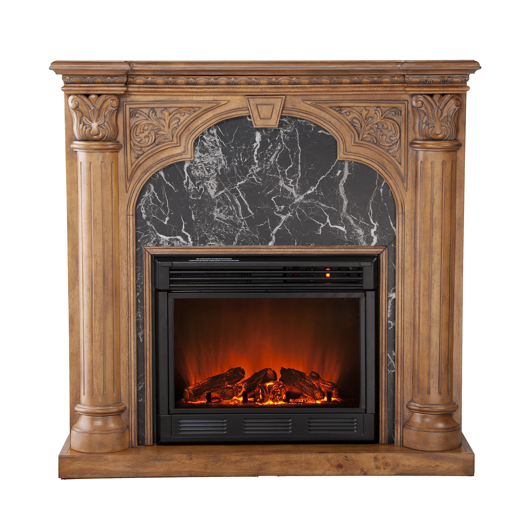 Holly & Martin™ Bedford Electric FireplaceOld World Oak Holly