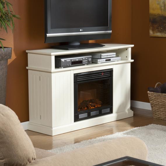 Holly & Martin� Fenton Media Electric Fireplace-Ivory