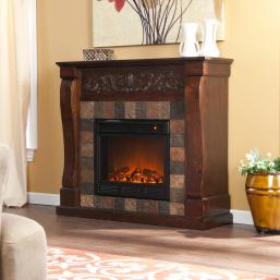Holly & Martin� Calgary Electric Fireplace-Espresso
