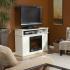 Holly & Martin� Fenton Media Electric Fireplace-Ivory - 3