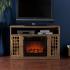 Holly & Martin� Mason Media Electric Fireplace-Weathered Oak
