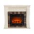 Holly & Martin Calgary Electric Fireplace-Ivory - 4