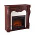 Holly & Martin� Burbank Electric Fireplace-Cherry - 3