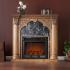 Holly & Martin� Bedford Electric Fireplace-Old World Oak